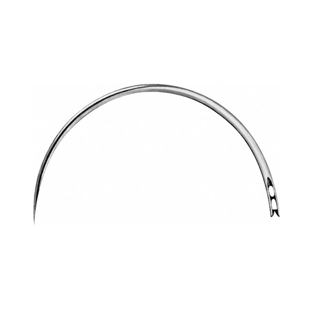 Игла обратнорежущая, 3/8,открытое ушко, 40мм, 12шт Z560