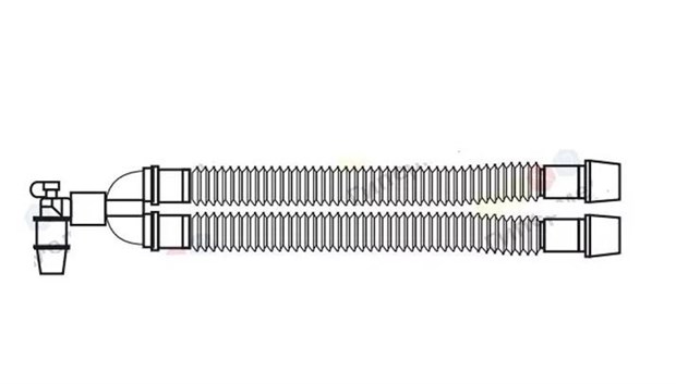 Контур дыхательный 15мм*1,2м, Apexmed 0134-04-00/1V