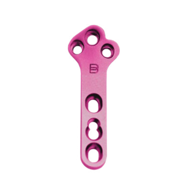 Пластина TPLO Лист Клевера, правая, с у/с, LCP, 3+3 отв под D2.7мм, 9.5/16х2.5х45мм 08004005