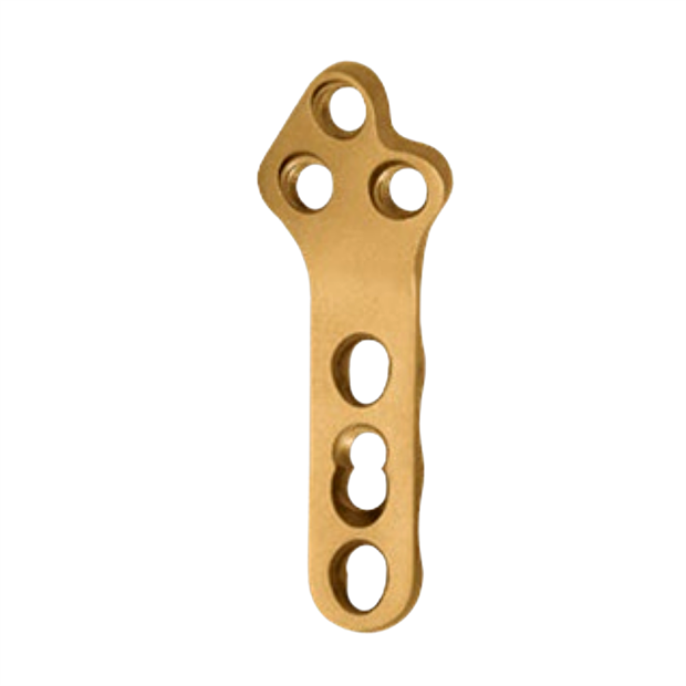 Пластина TPLO Лист Клевера,правая, с у/с, LCP, 3+3 отв под D3.5мм, 11/20х3.0х56мм, малая 08003527