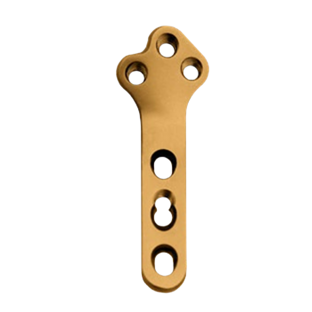 Пластина TPLO Лист Клевера,левая, с у/с, LCP, 3+3 отв под D3.5мм, 11/23х3.0х66мм, средняя 08003525
