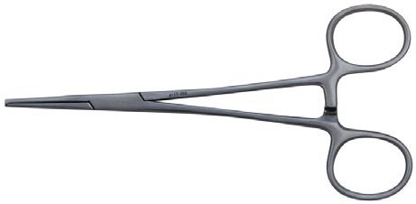 Зажим гемостатический, прямой, 1х2 зуба, 160мм, №2 J-17-118