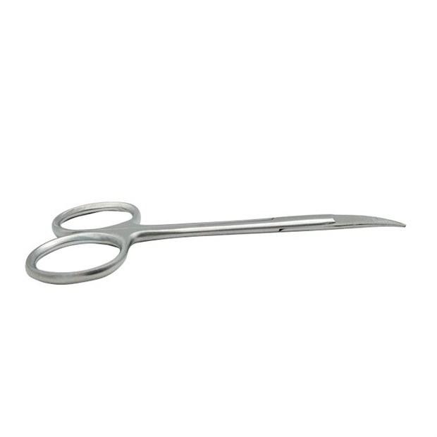 Ножницы хирургические, остроконечные, вертикально изогнутые, 100мм J-22-210