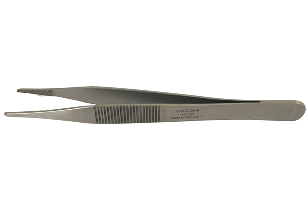 Пинцет анатомический, 120мм J-16-078