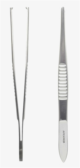 Пинцет хирургический прямой, 145 мм, USA, APEXMED 05-930-14