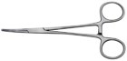 Зажим гемостатический, изогнутый, 125мм, 1х2 зуба, HALSTED-MOSQUITO J-17-024